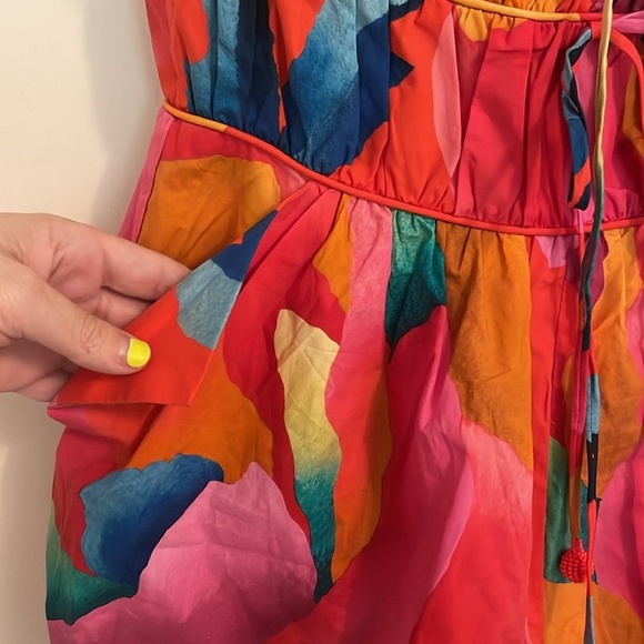 NWT FARM Rio Red Tropical Print Jumper size XS - Picture 3 of 7